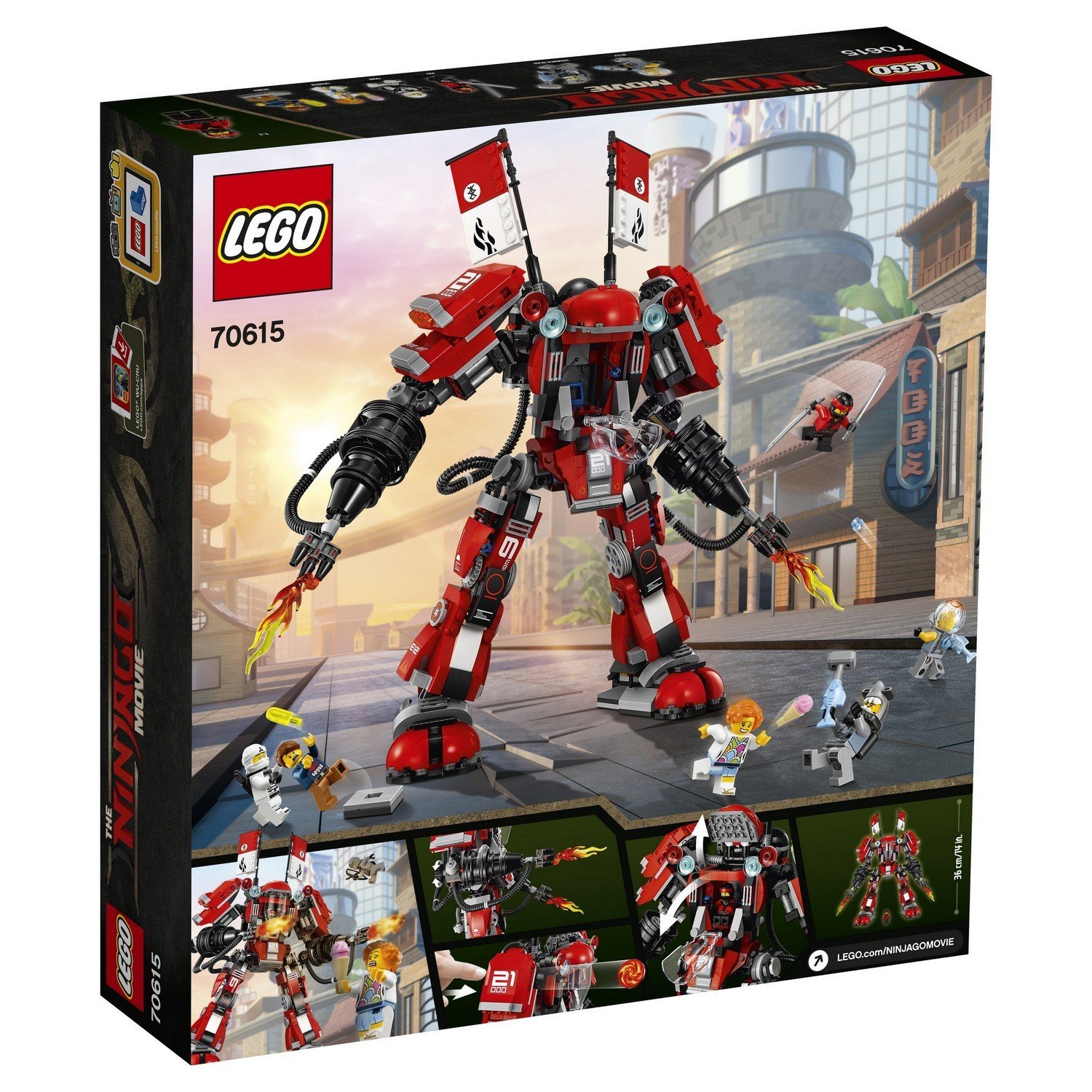 LEGO Ninjago Огненный Робот Кая Конструктор