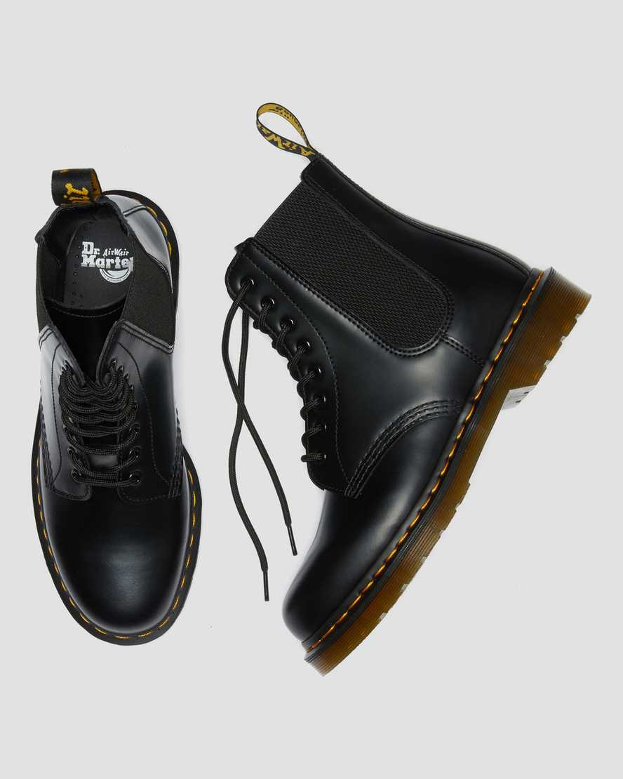 DR MARTENS 1460 Harper Smooth Leather Lace Up Boots