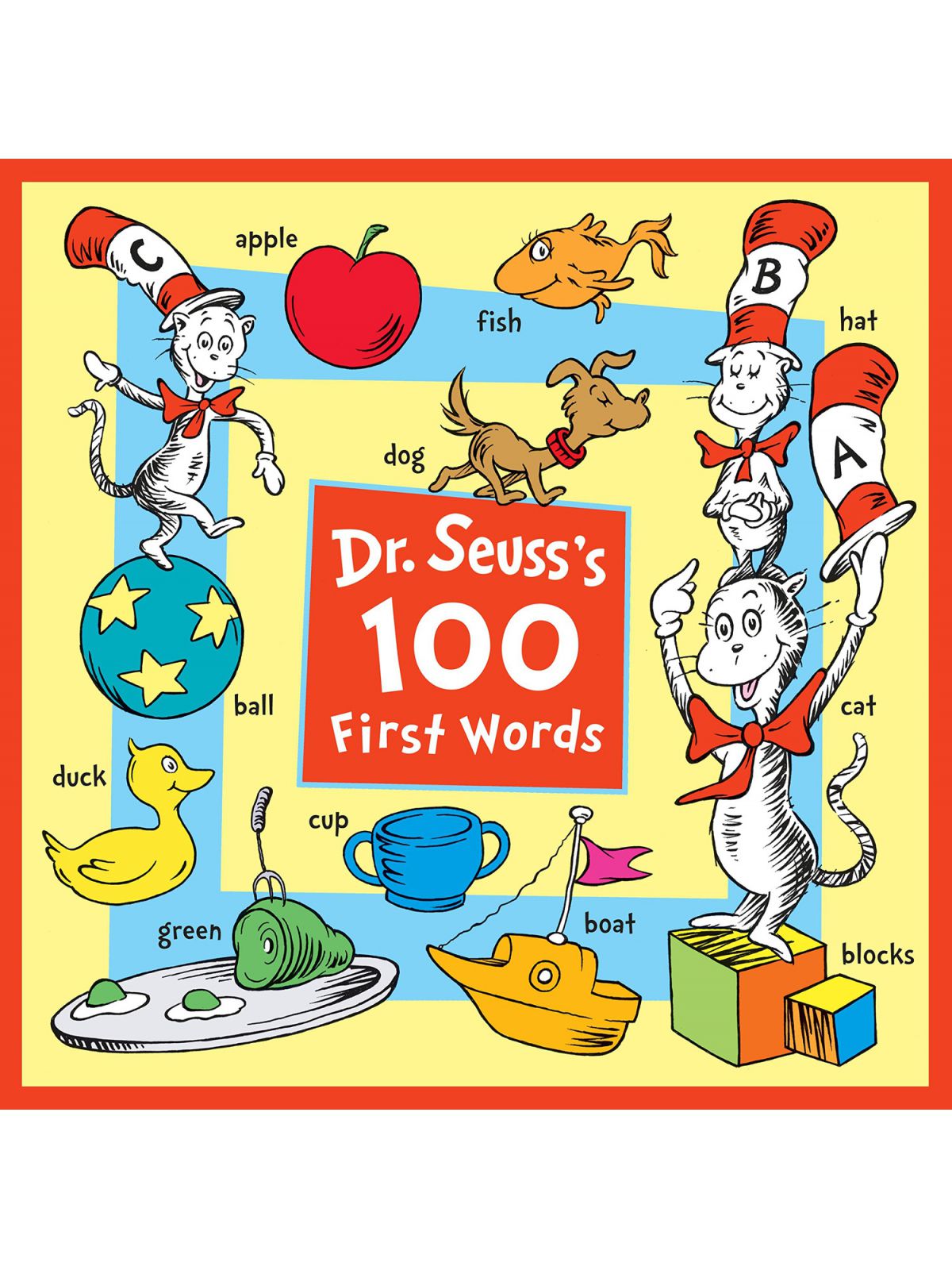 DR. SEUSS’S 100 FIRST WORDS SEUSS Купить Книгу на Английском
