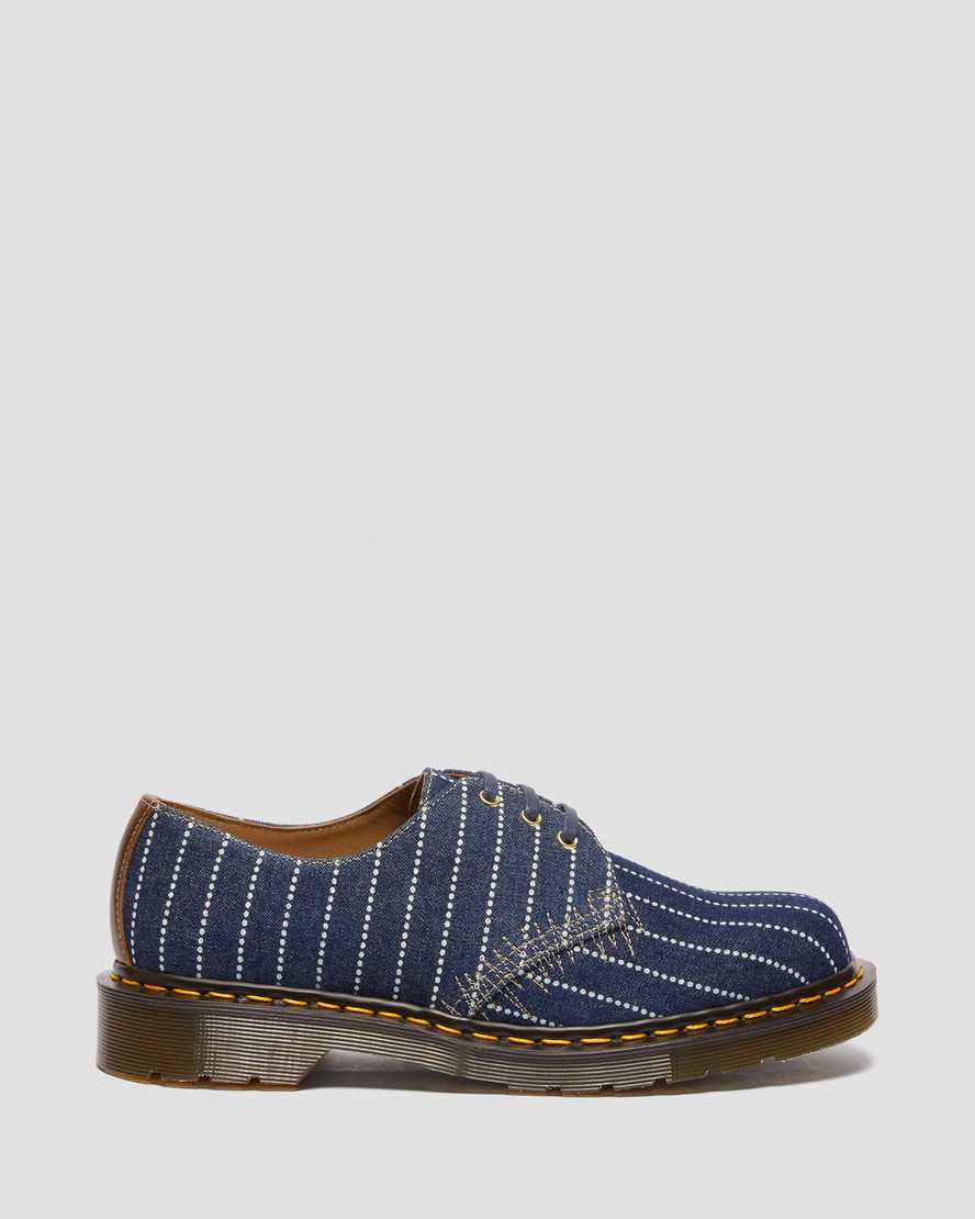 DR MARTENS 1461 Made in England Pinstripe Oxford Shoes