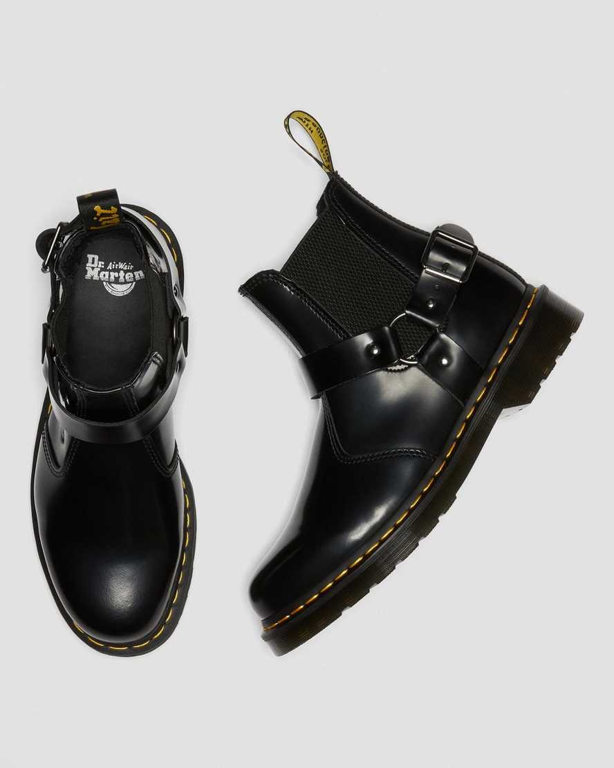 DR MARTENS Wincox Smooth Leather Buckle Boots