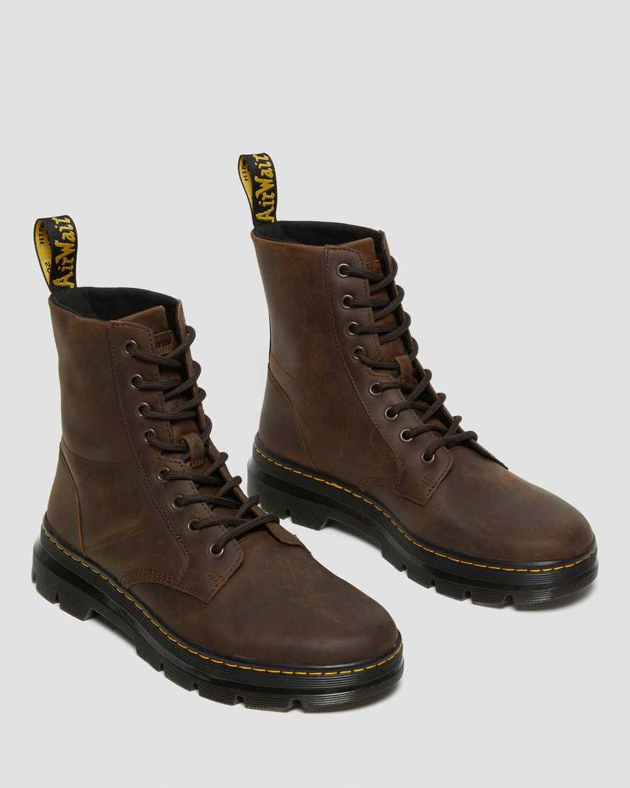 DR MARTENS Combs Crazy Horse Leather Casual Boots