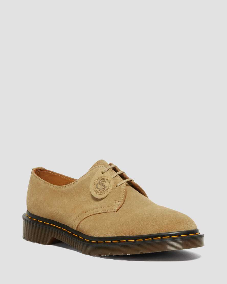 DR MARTENS 1461 Made in England Buck Suede Oxford Shoes