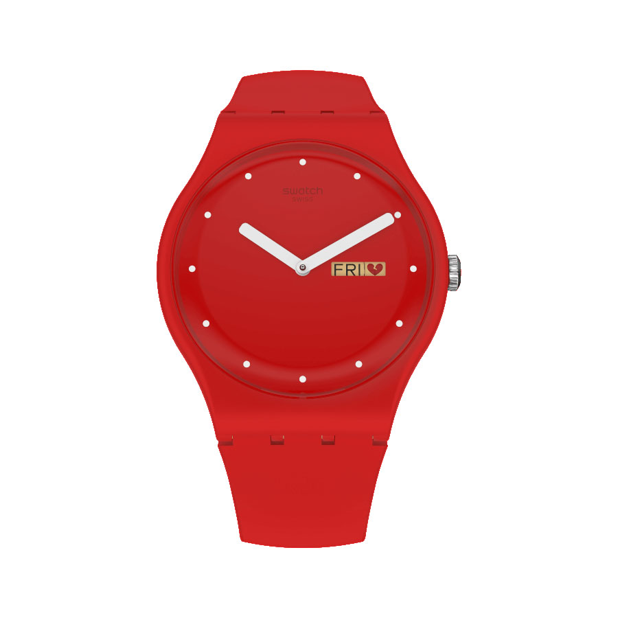Наручные Часы Swatch P(E/A)NSE-MOI VALENTINE'S DAY Красные