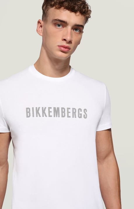 Mens T-shirt 3D print | WHITE | Bikkembergs