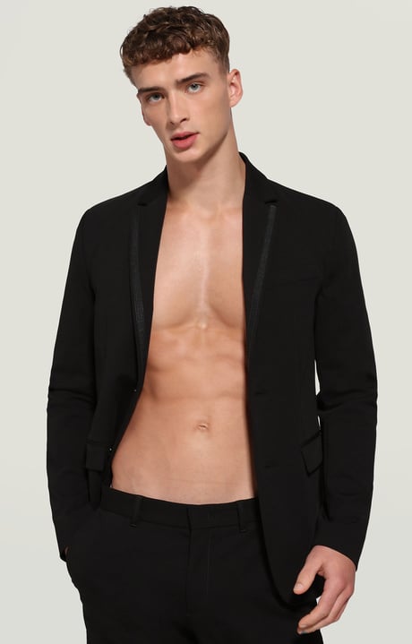 Mens suit jacket | BLACK | Bikkembergs