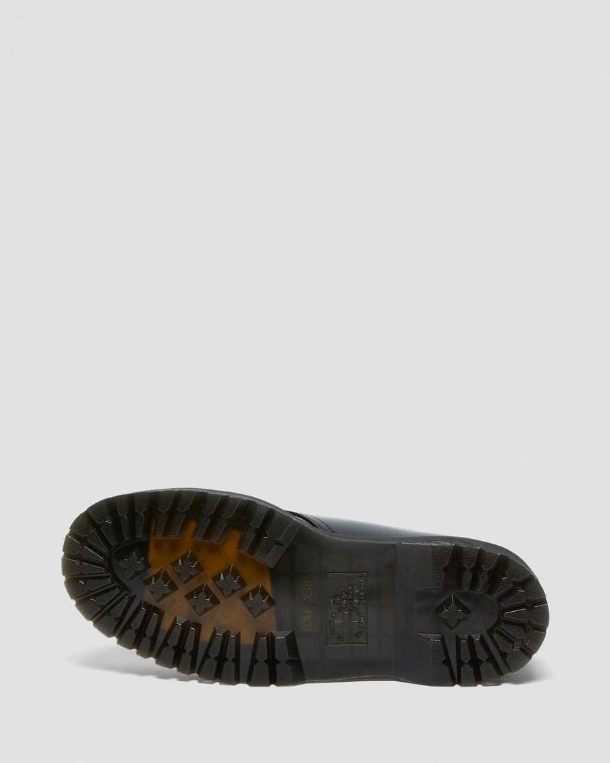 DR MARTENS 1461 Patent Leather Platform Oxford Shoes