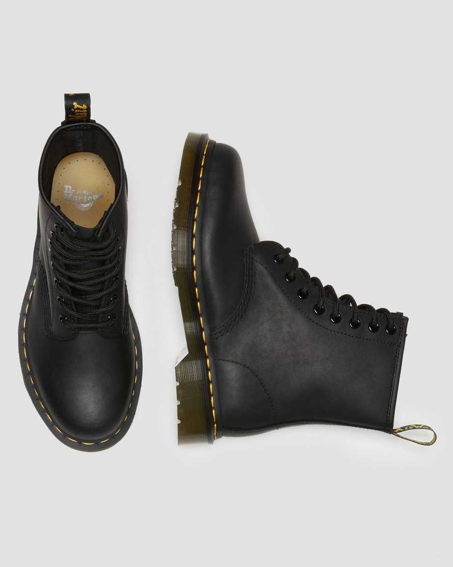 DR MARTENS 1460 Greasy Leather Lace Up Boots
