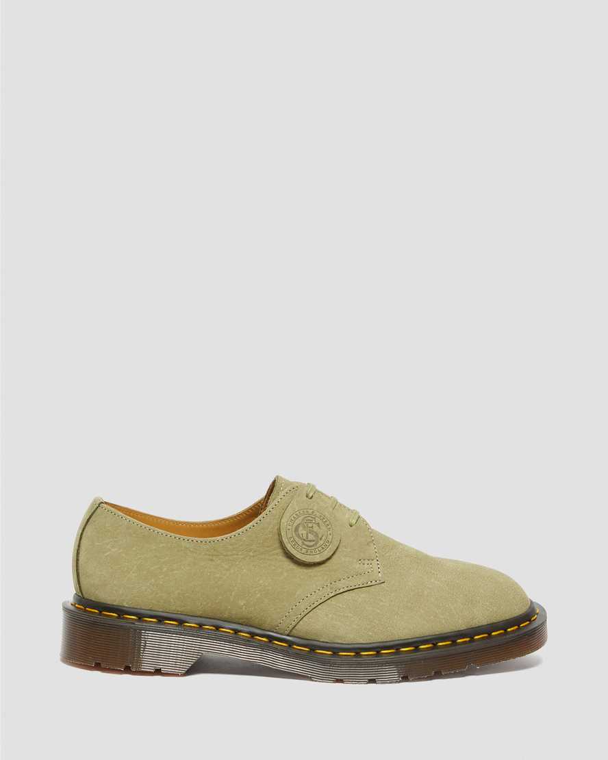DR MARTENS 1461 Made in England Nubuck Leather Oxford Shoes