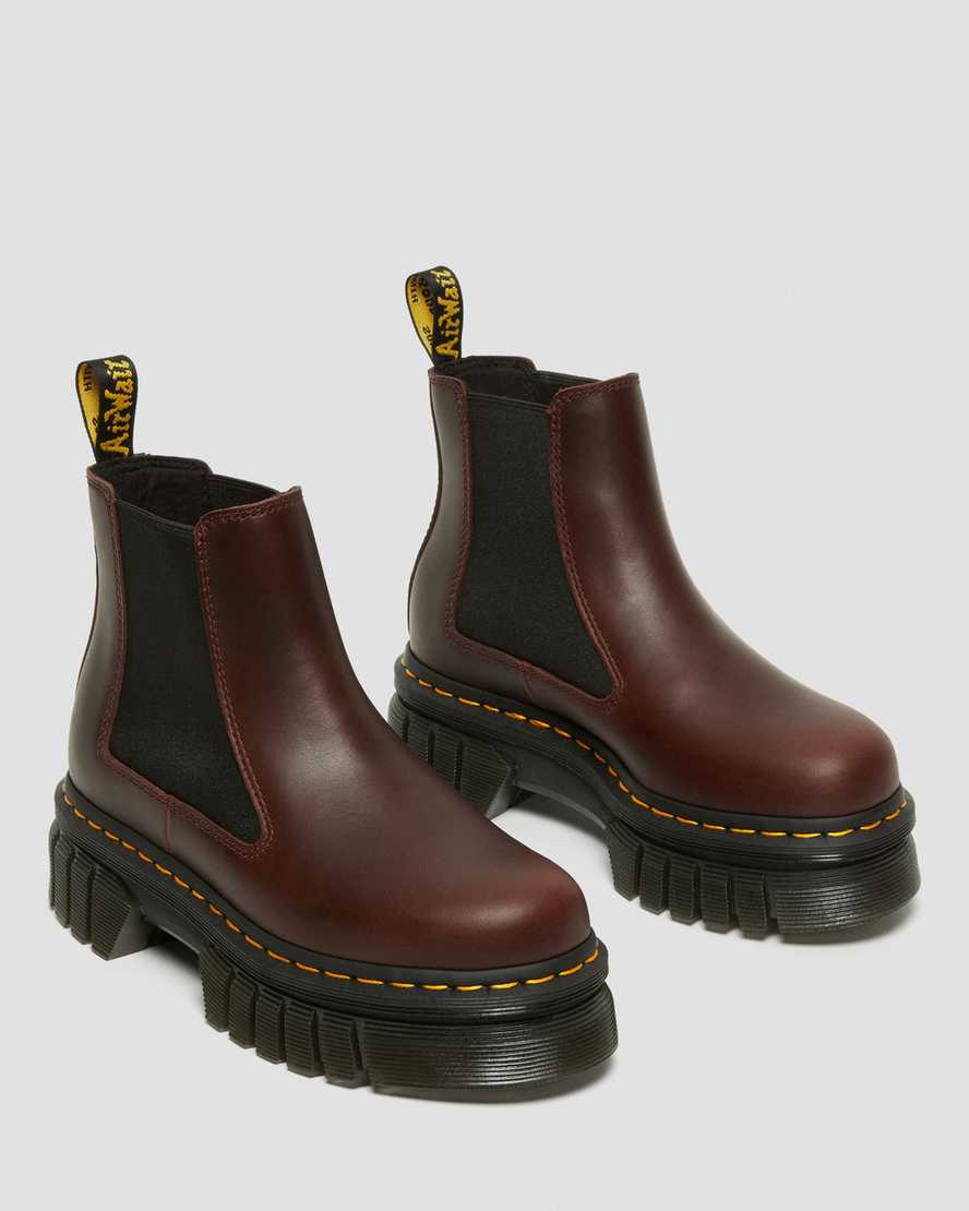 DR MARTENS Audrick Brando Leather Platform Chelsea Boots