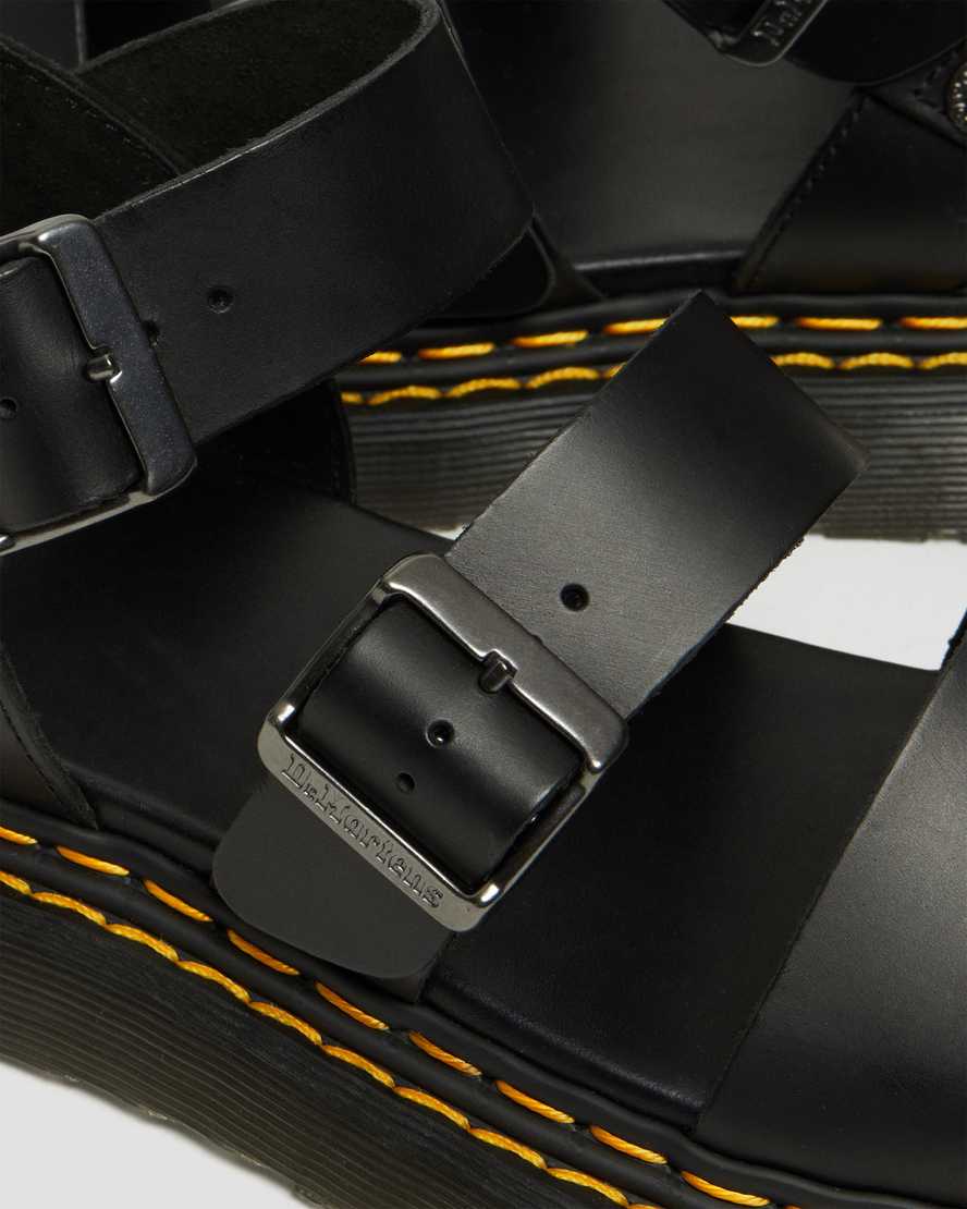 DR MARTENS Gryphon Double Stitch Brando Leather Sandals