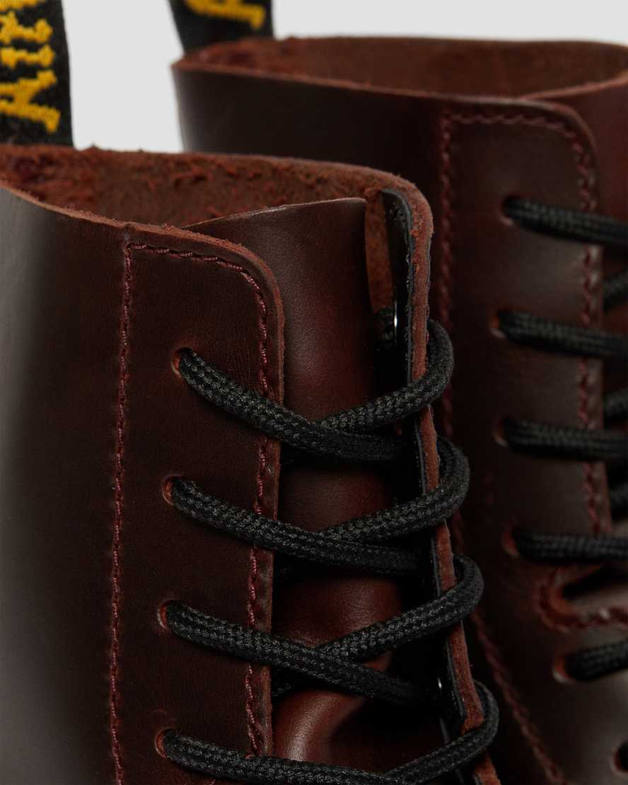 DR MARTENS Audrick Brando Leather Platform Lace Up Boots