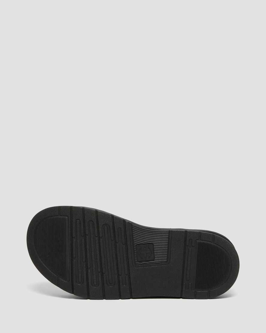 DR MARTENS Daxton Leather Slide Sandals