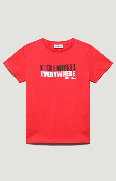 Boys print T-shirt | RED | Bikkembergs