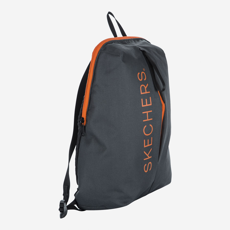 Рюкзак Skechers Серый с Оранжевой Молнией