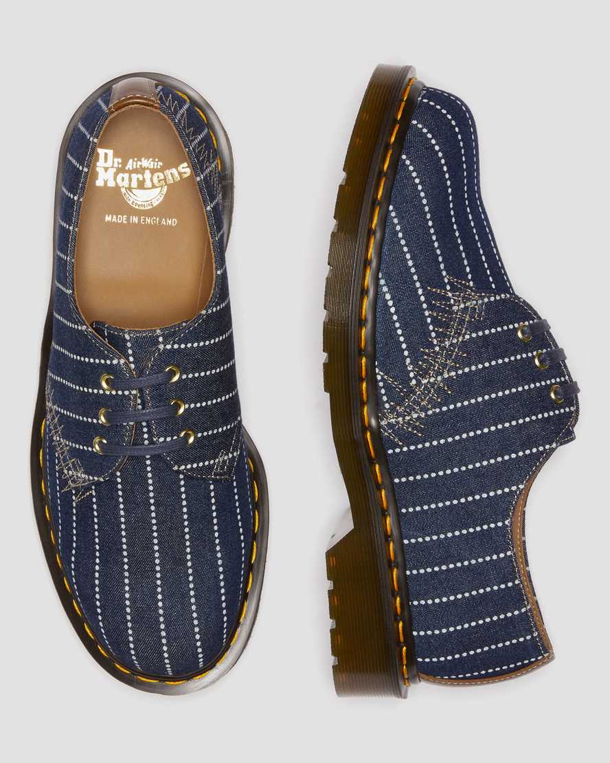 DR MARTENS 1461 Made in England Pinstripe Oxford Shoes