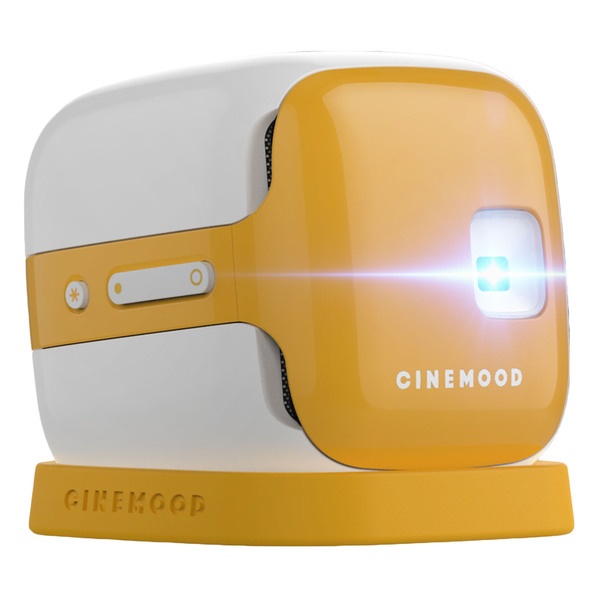 ДиаКубик Cinemood Белый Жёлтый Портативный Проектор Smart