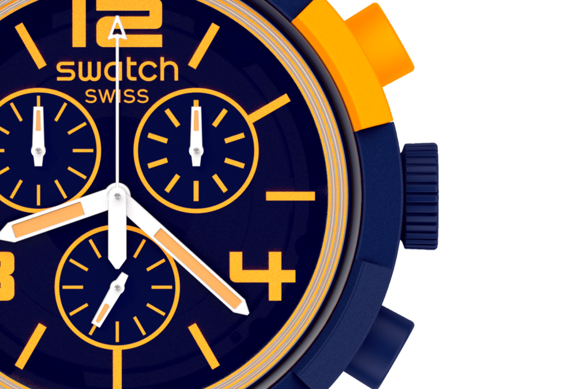 Наручные Часы Swatch ORANGEPAYSPAY! Синие Pay
