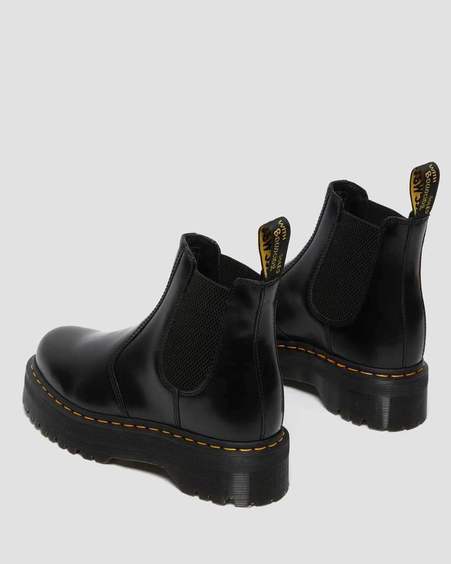 DR MARTENS 2976 Smooth Leather Platform Chelsea Boots