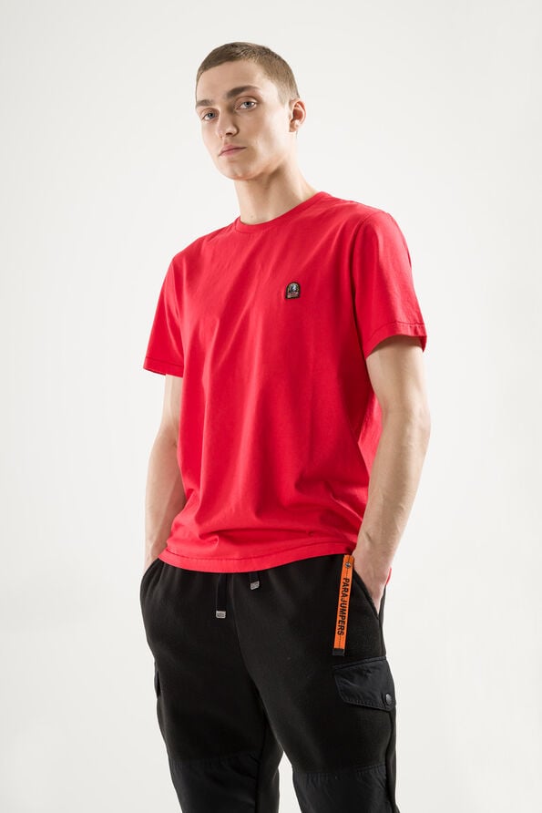 PATCH TEE поло-и-футболки цвета TRUE RED для Мужчин | Parajumpers®