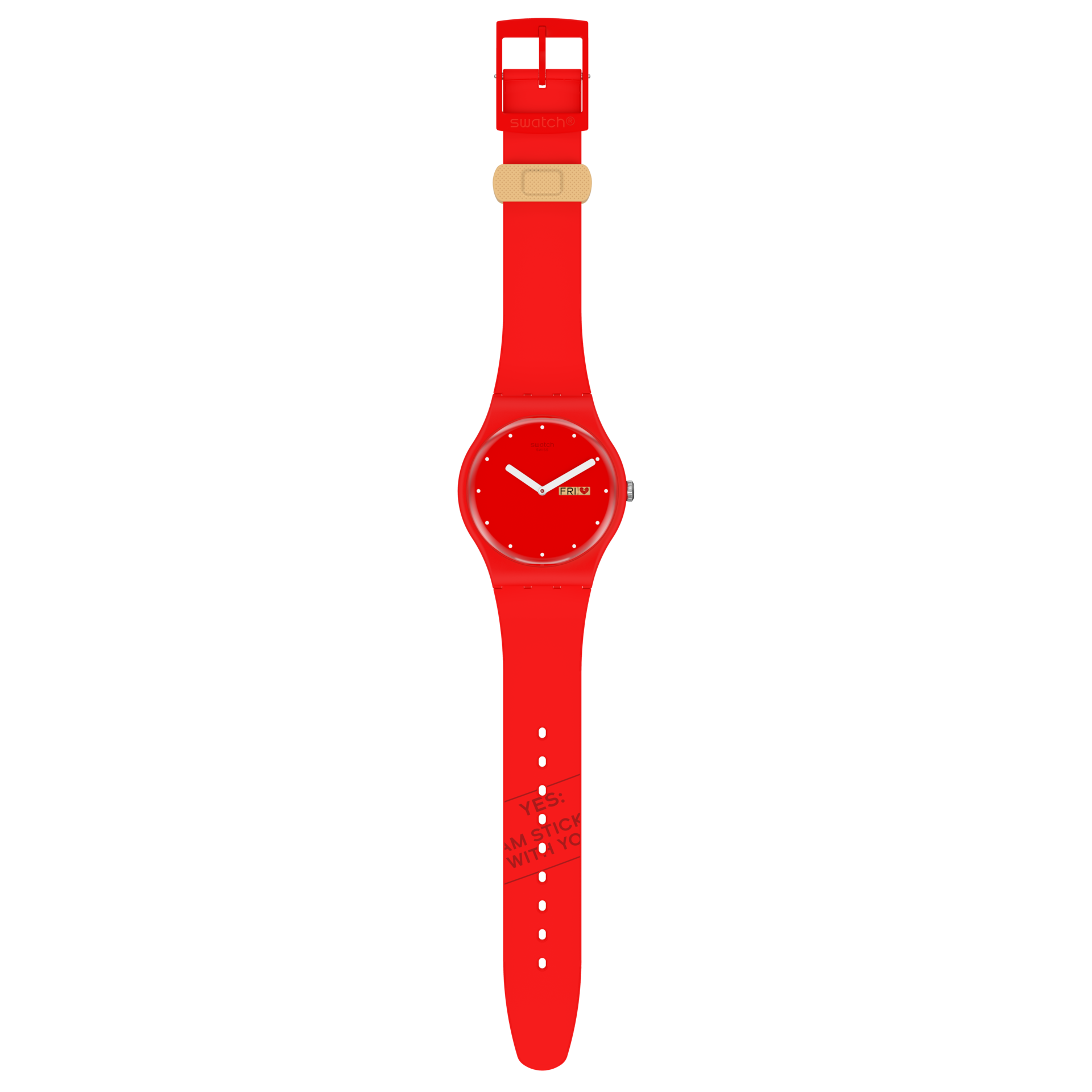 Наручные Часы Swatch P(E/A)NSE-MOI VALENTINE'S DAY Красные
