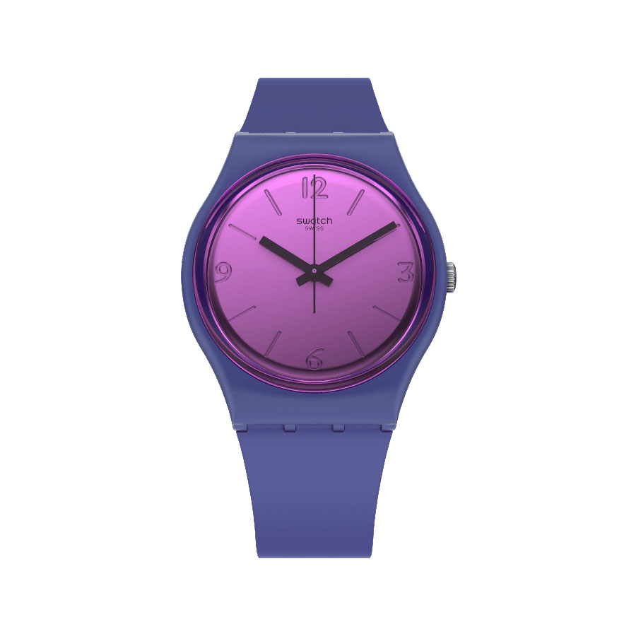 Наручные Часы Swatch MOOD BOOST MONTHLY DROPS Фиолетовые
