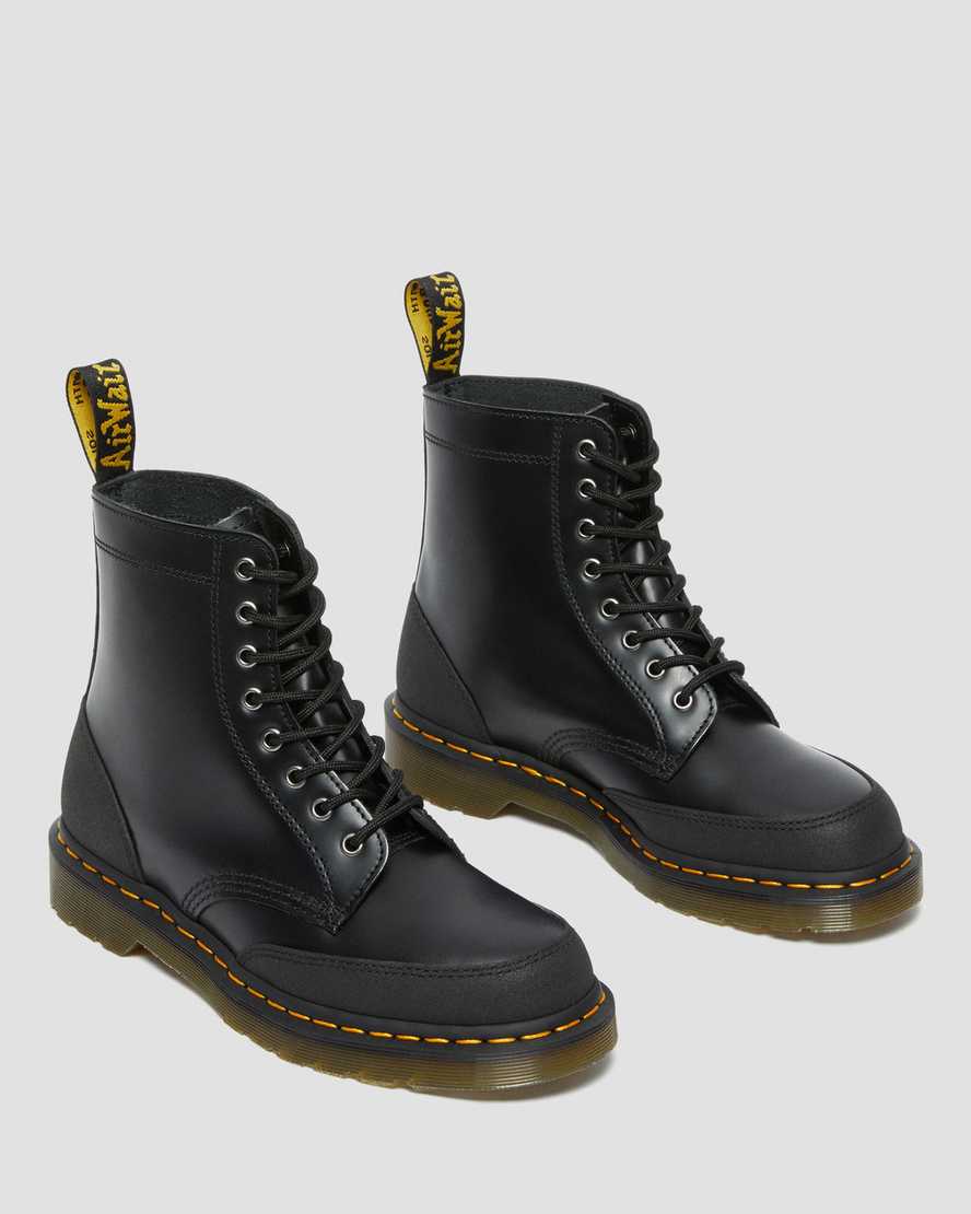 DR MARTENS 1460 Guard Panel Leather Lace Up Boots