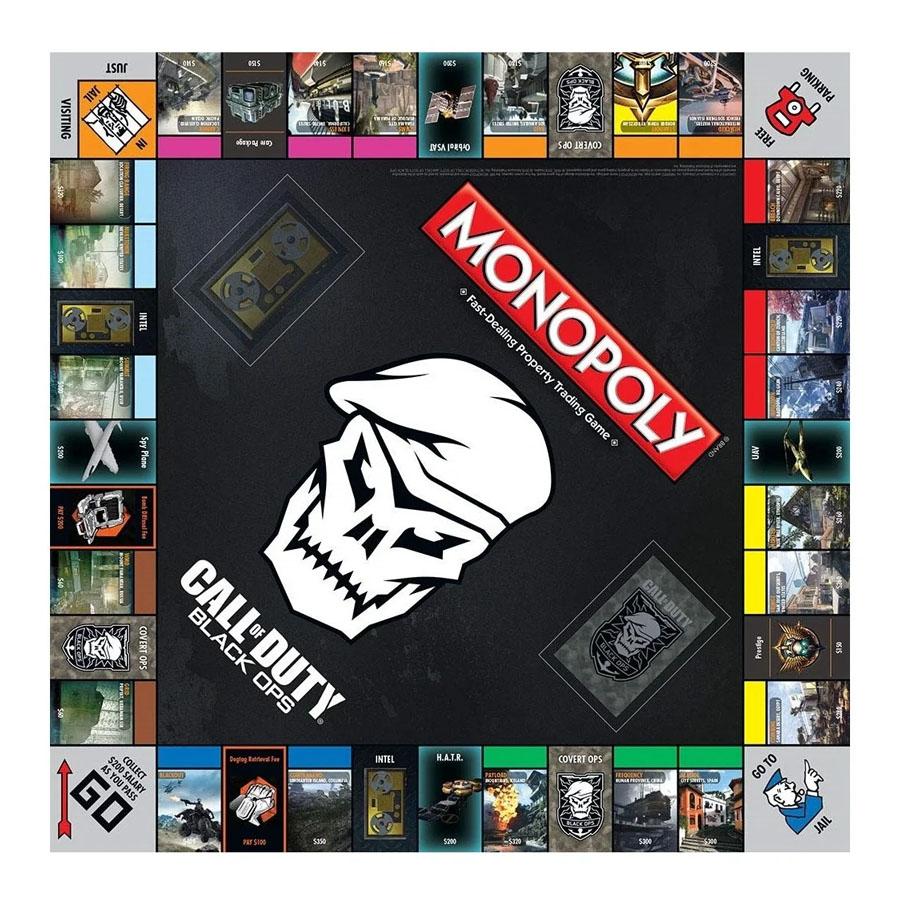 MONOPOLY Call of Duty: Black Ops Монополия Настольная Игра