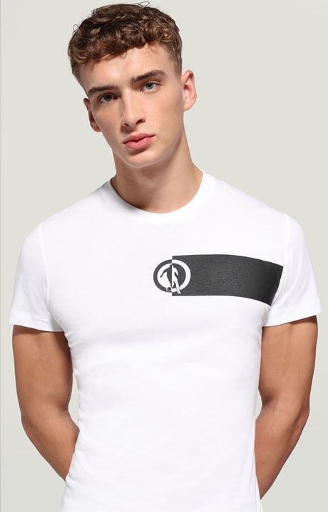 Mens T-shirt front/back print | WHITE | Bikkembergs