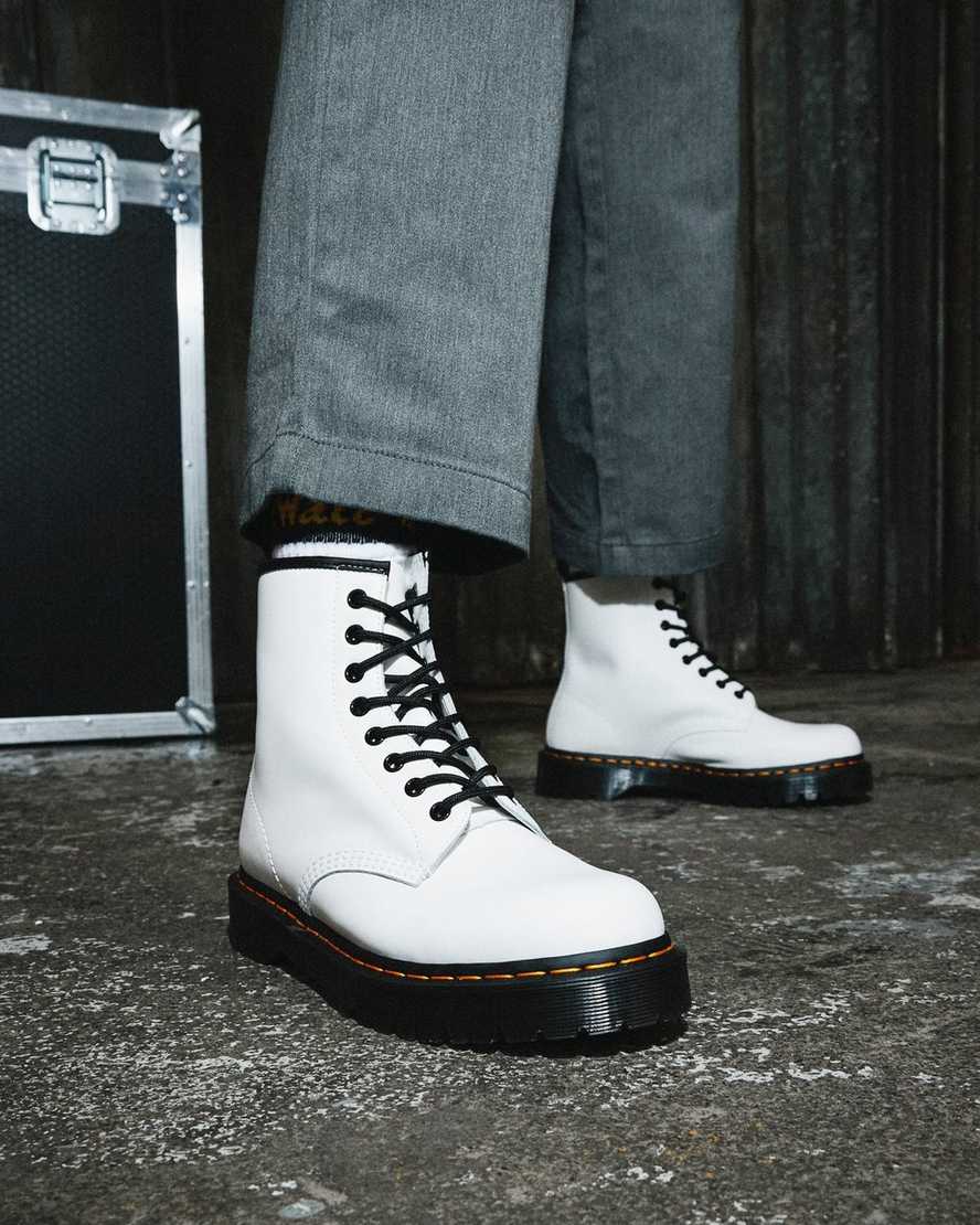 DR MARTENS 1460 Bex Smooth Leather Platform Boots