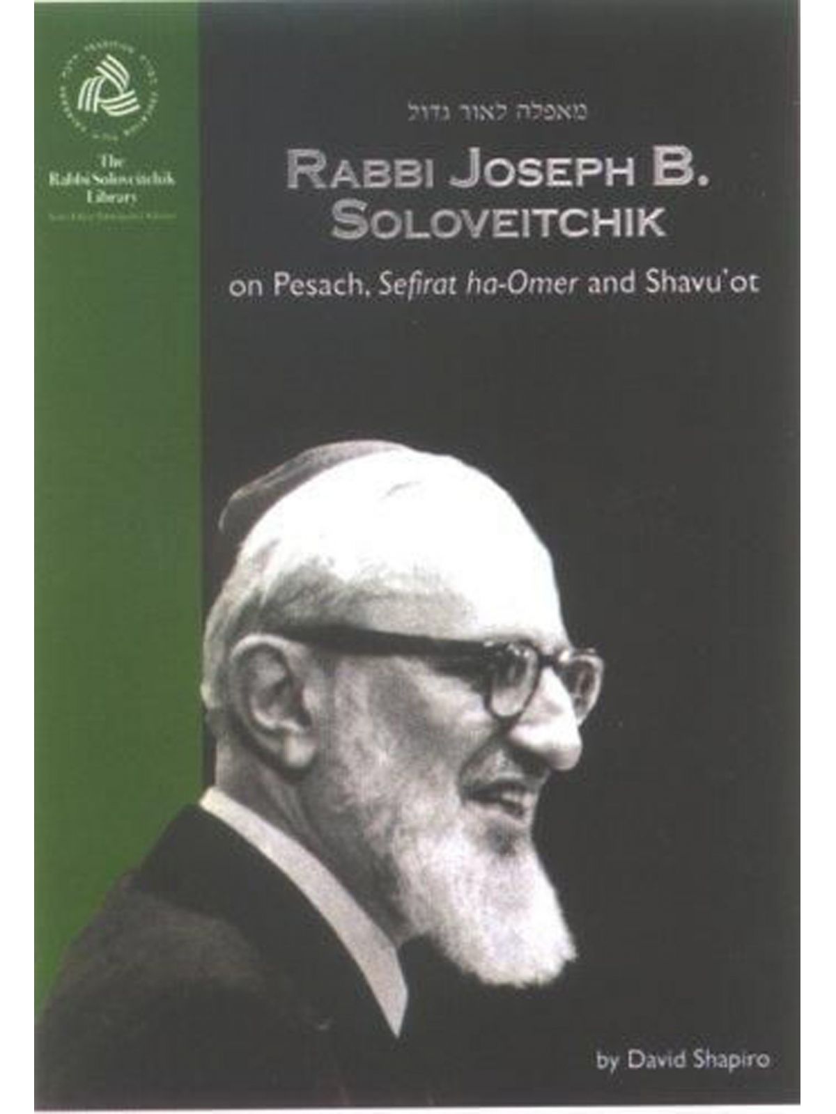RABBI JOSEPH B. SOLOVEITCHIK SHAPIRO, DAVID Купить Книгу на Английском