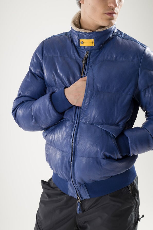 ALF LEATHER Кожаная куртка цвета BROWN для Мужчин | Parajumpers®