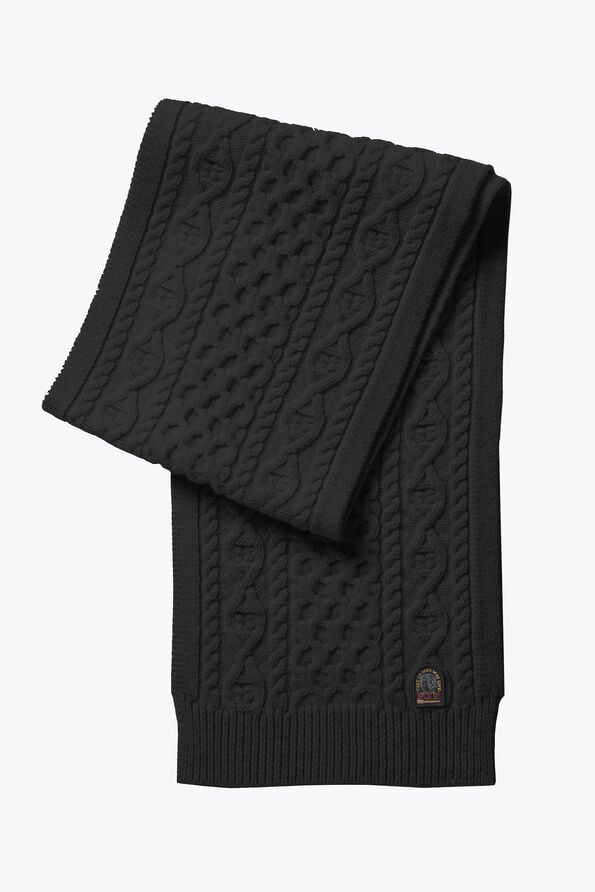 ARAN SCARF шарфы цвета BLACK | Parajumpers®